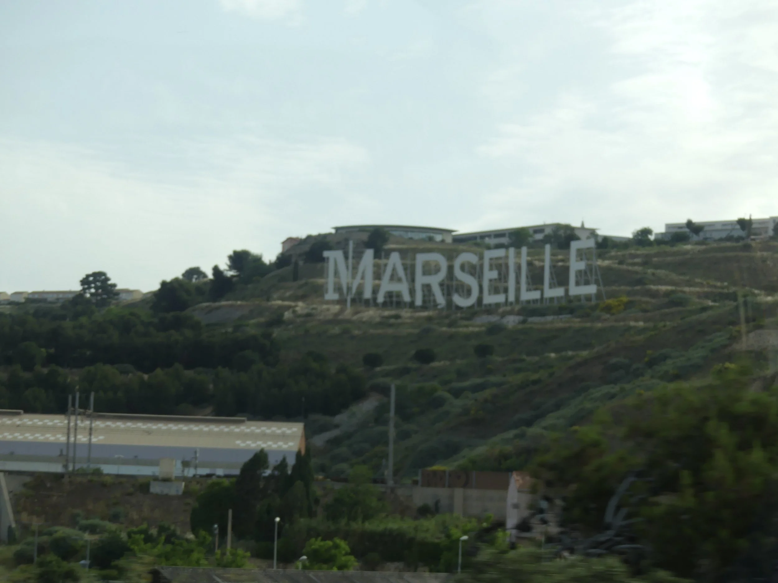 Marseille from the hillside.