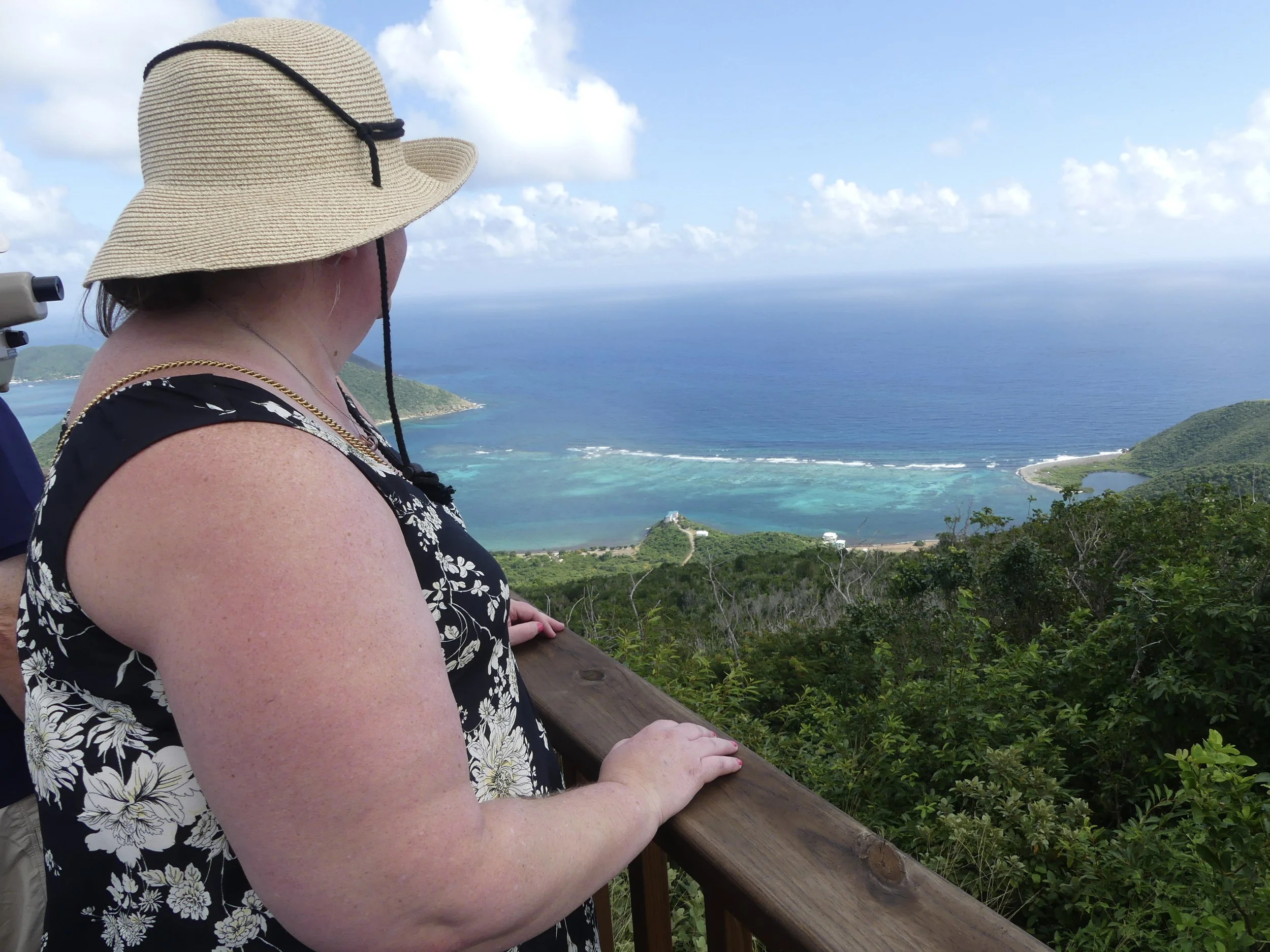 A viewpoint on Virgin Gorda.
