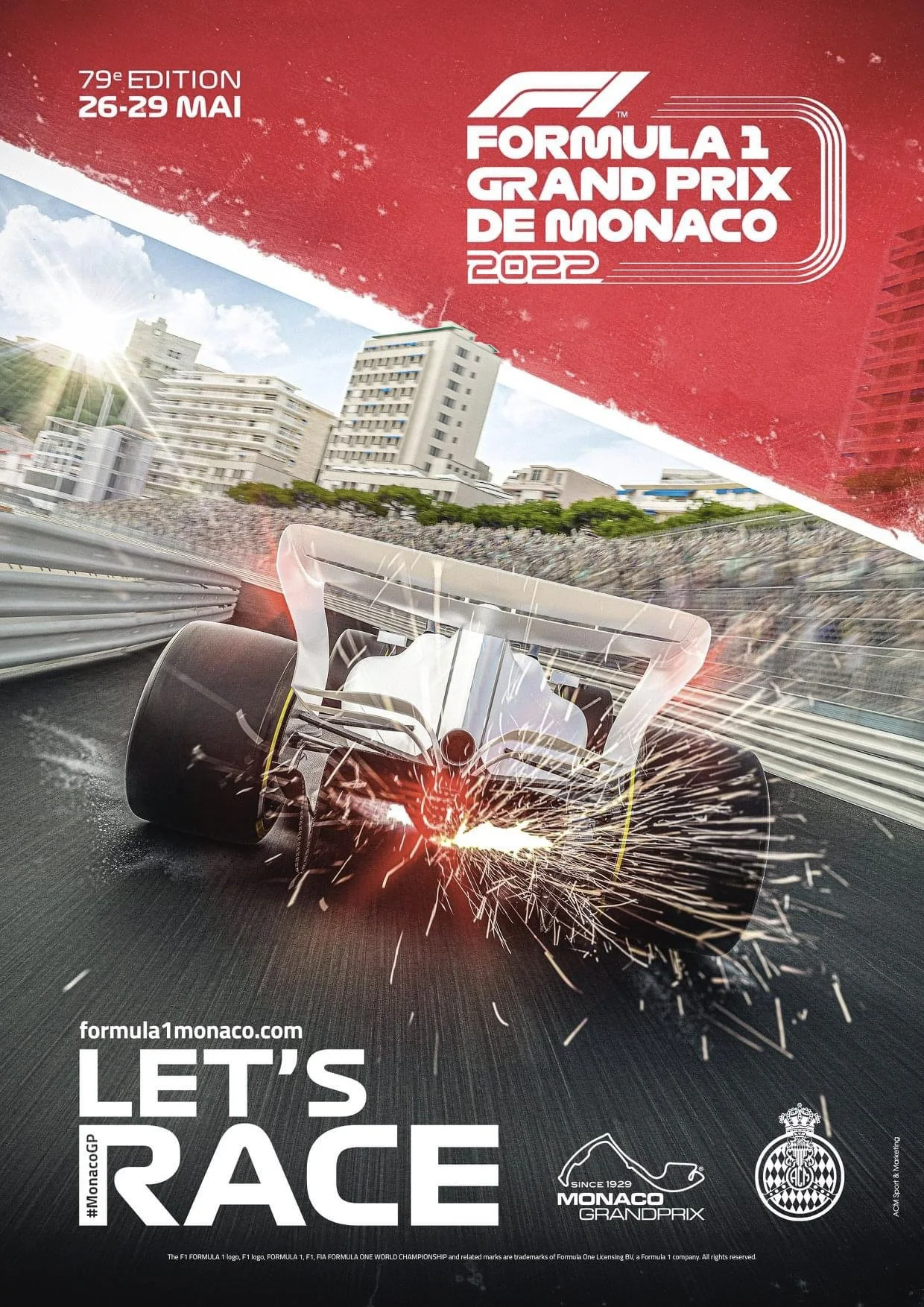 The official poster: "Let's Race."