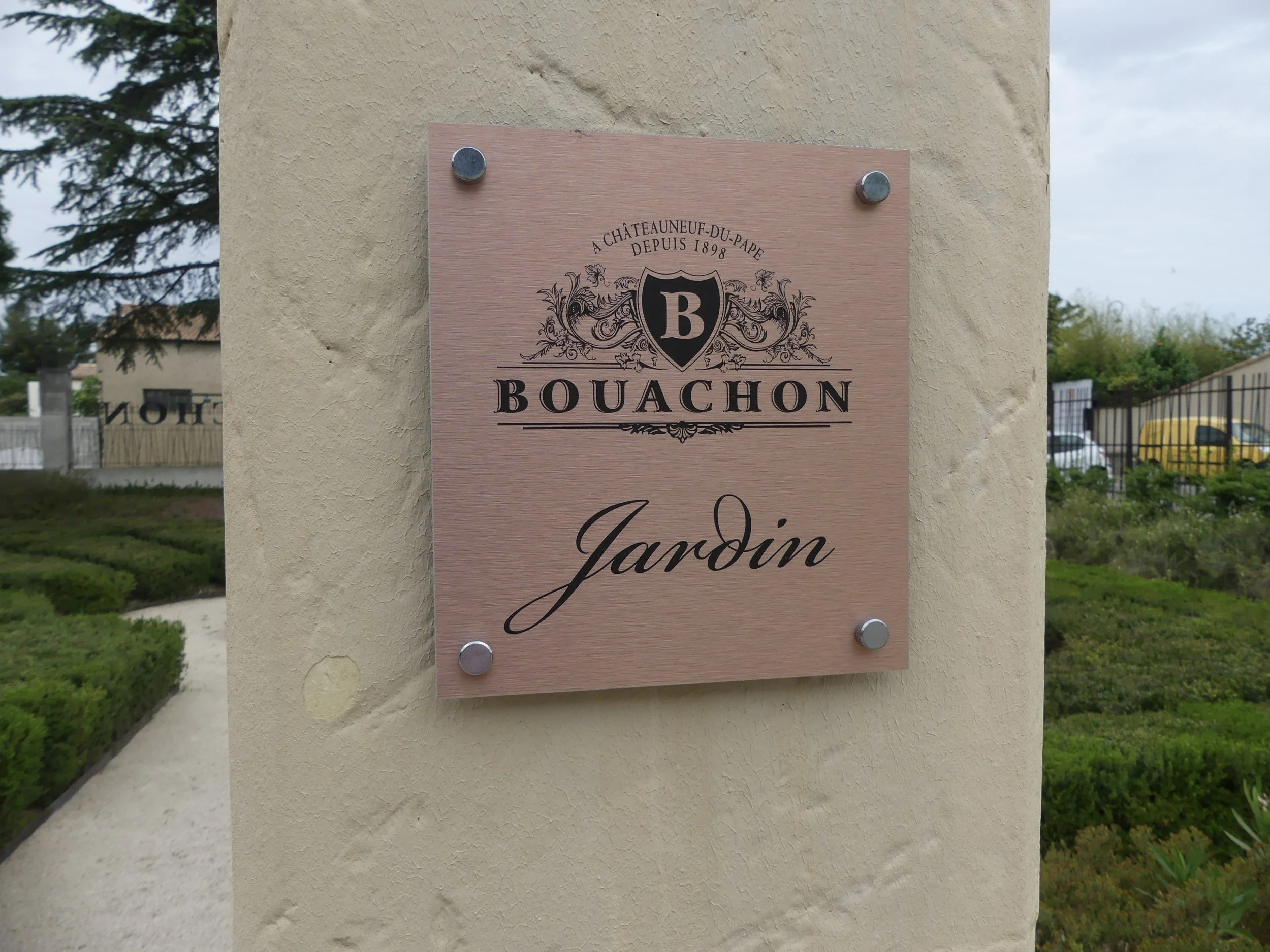 Through the gates: Bouachon Jardin.