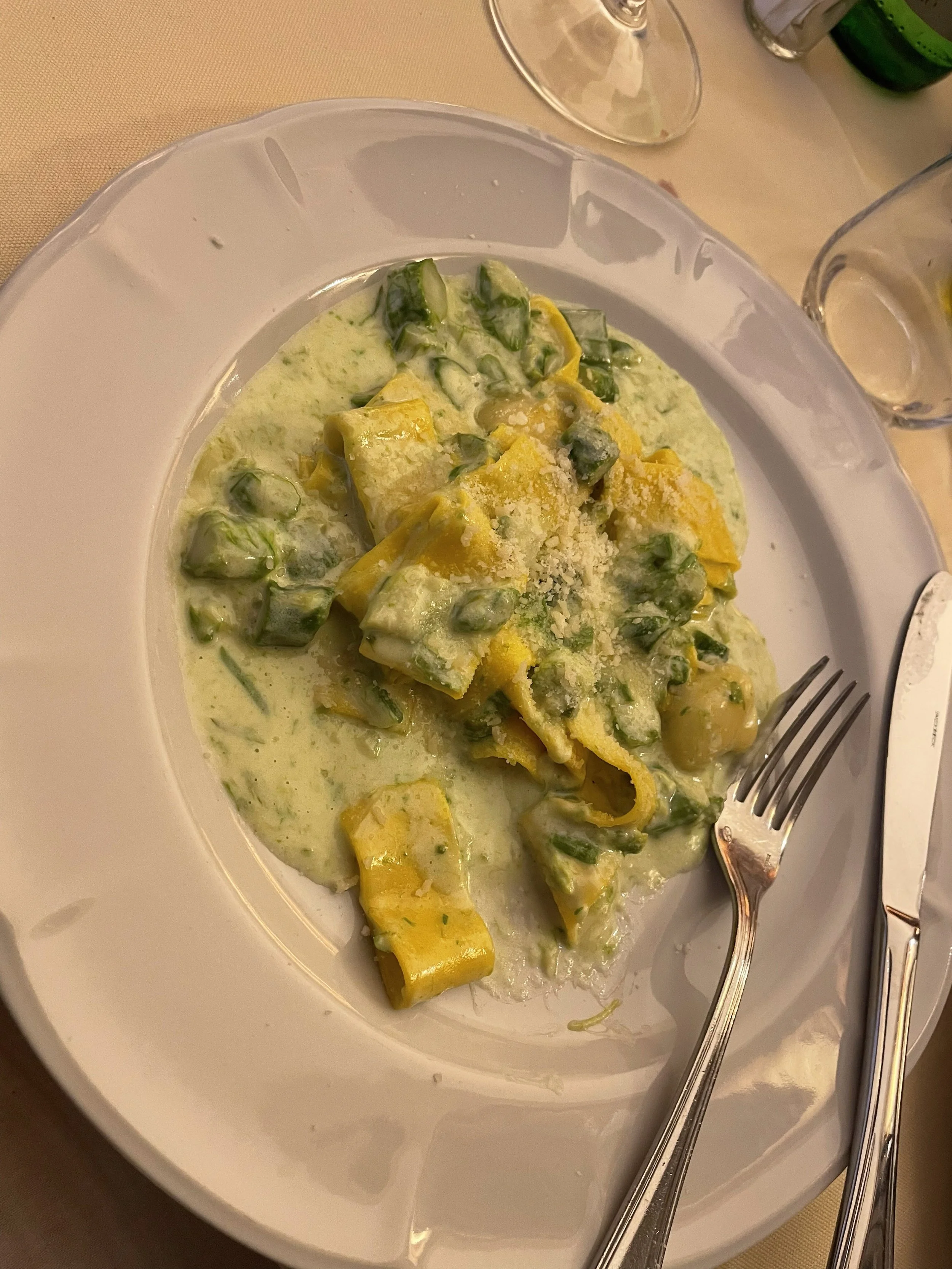 Pasta at Girarrosto Fiorentino.