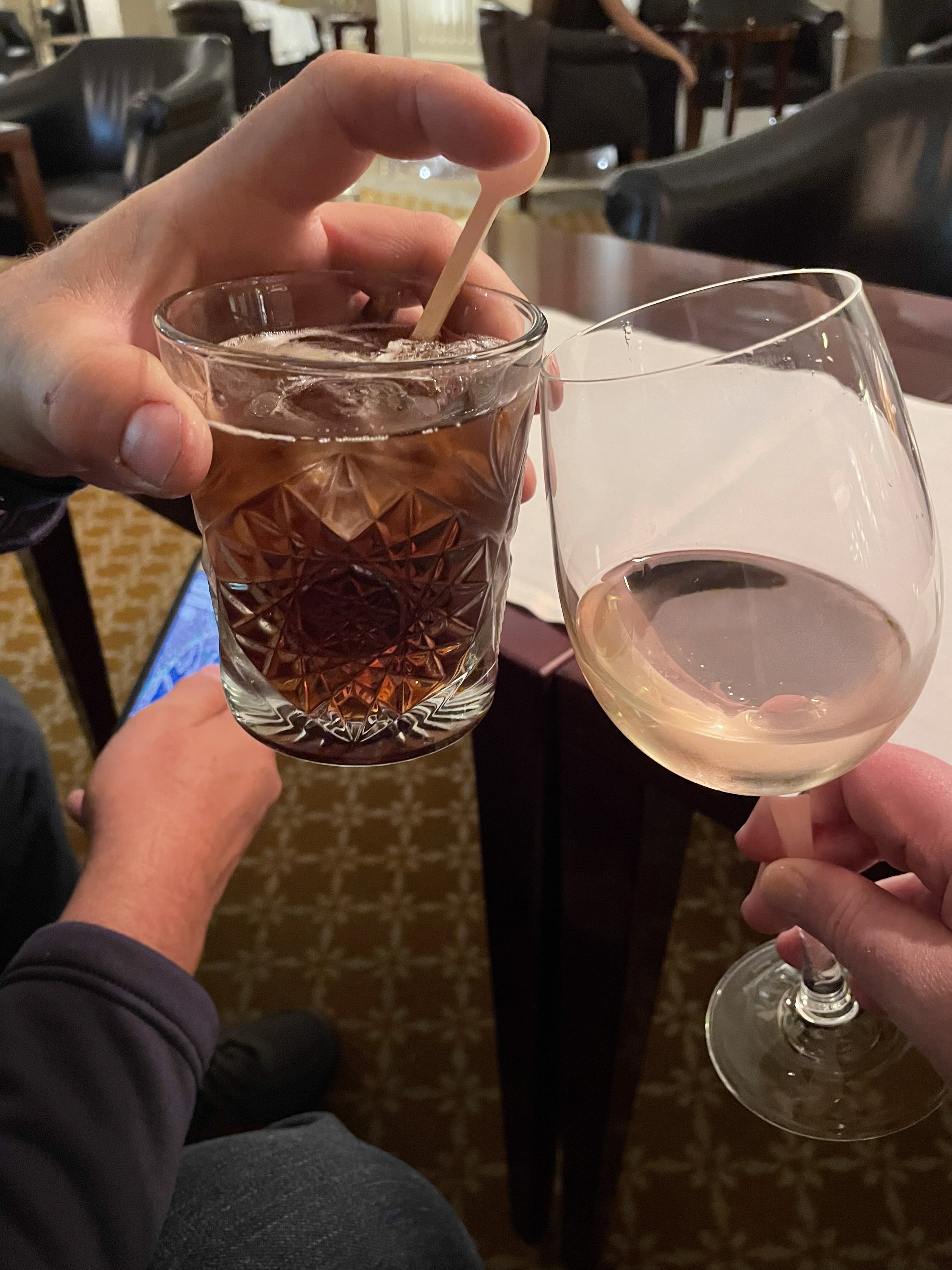 A toast to the week ahead.