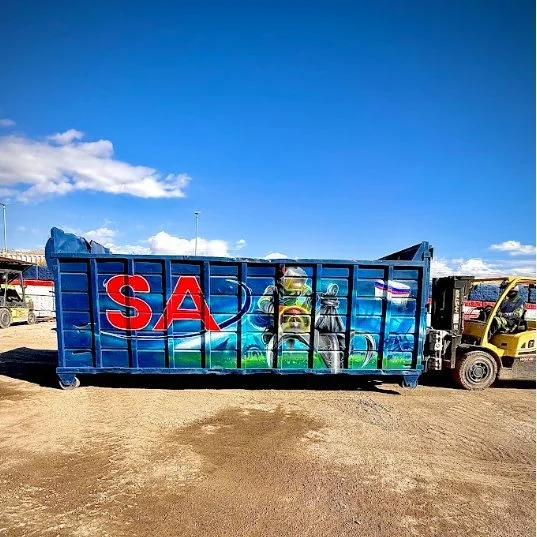 SA Recycling – Branded Container by SoCal Murals, Southern California