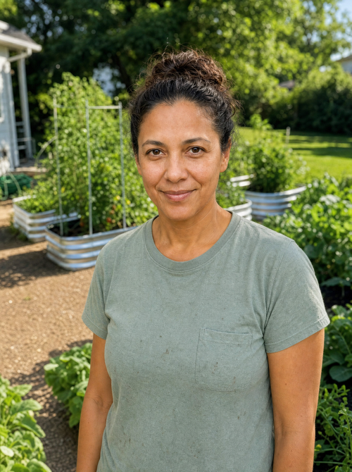 Maya, a raised-bed gardener
