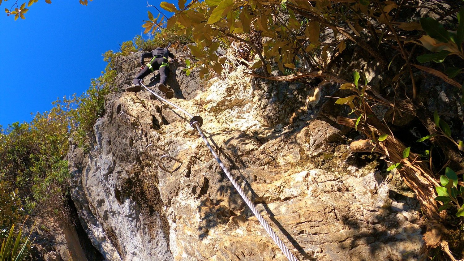 The Cliff Conqueror section we attempted on Tākaka Hill