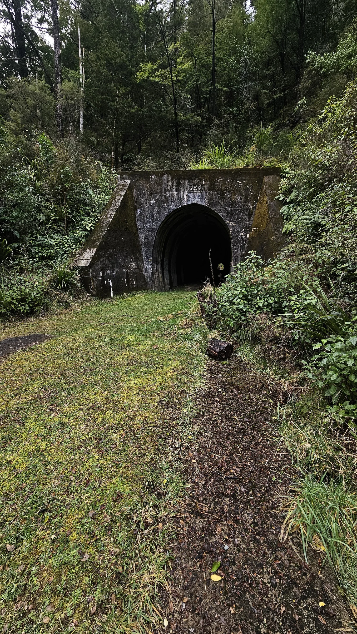 Historic railway structure at Kawatiri