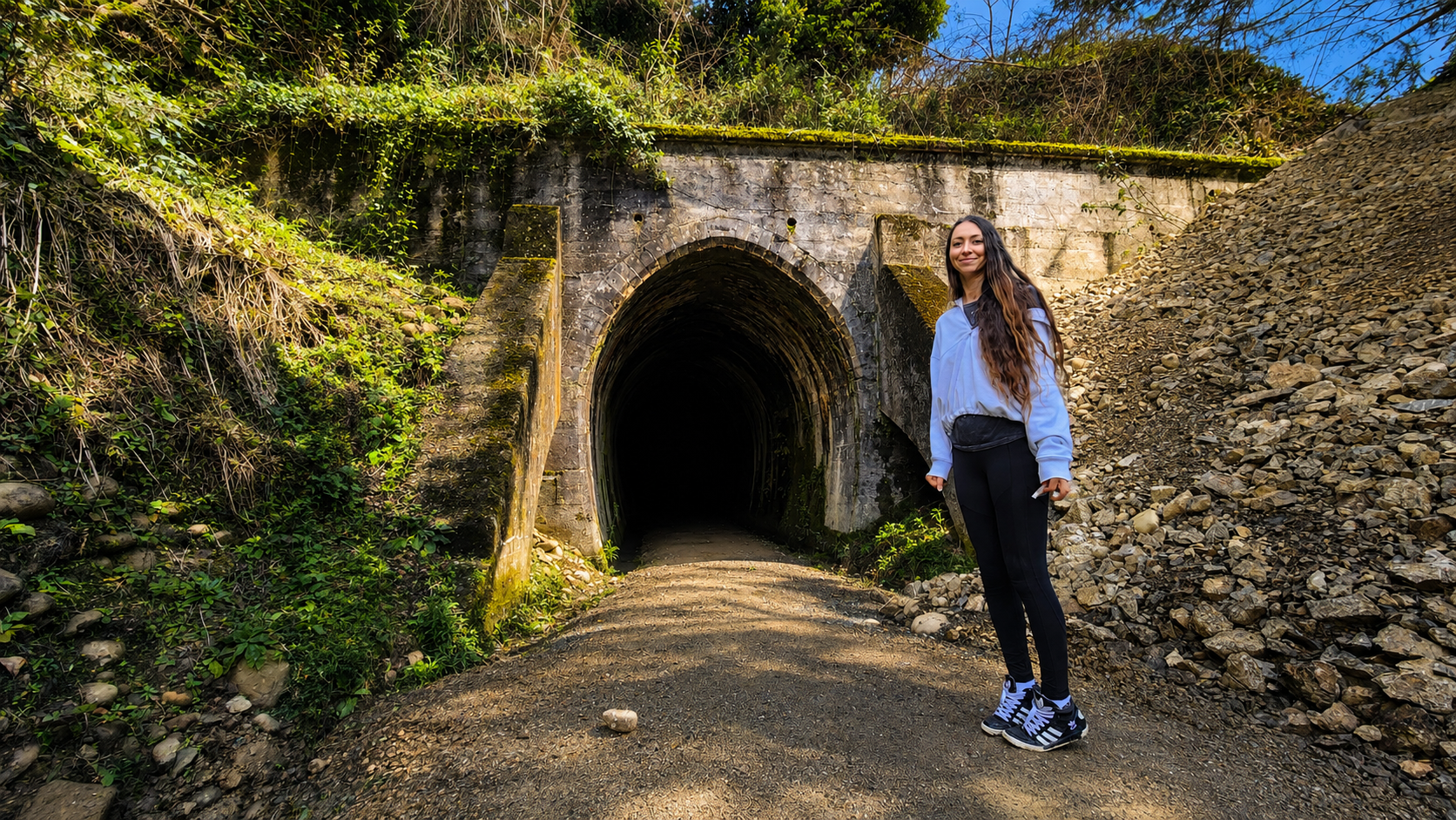 Our family experience inside Spooners Tunnel