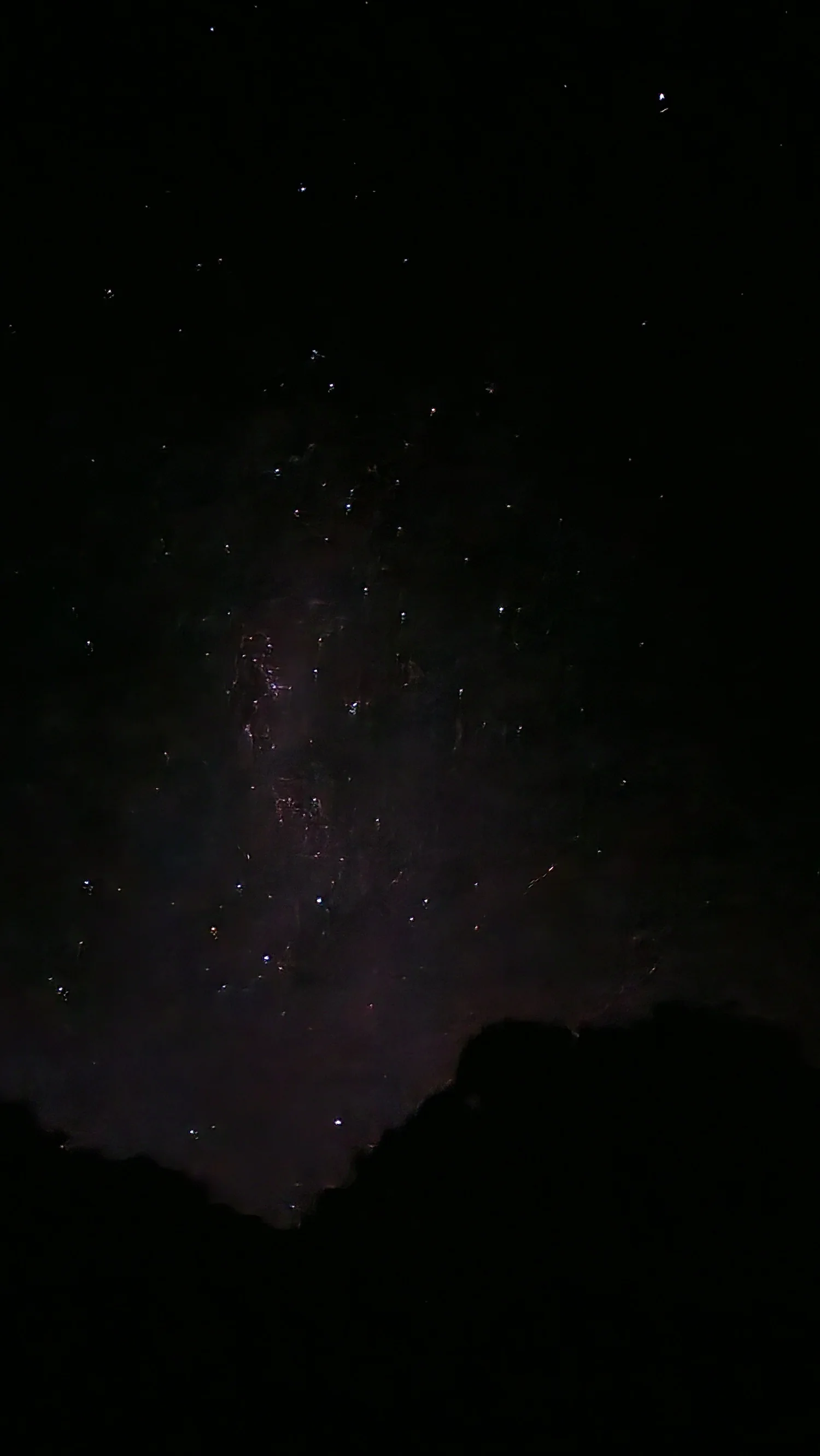 Milky Way and stars above Whites Bay