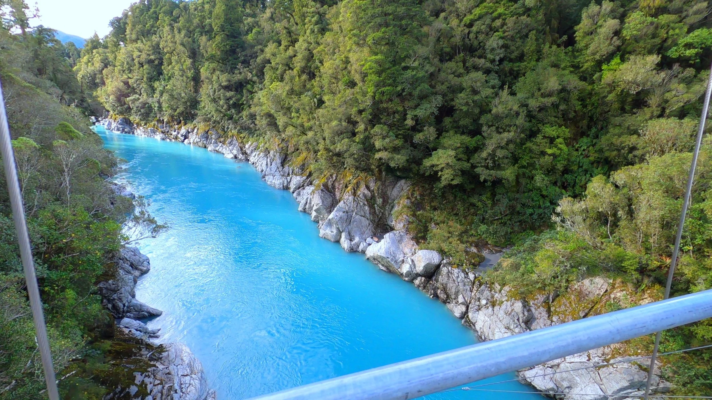 Hokitika Gorge during our river-level visit