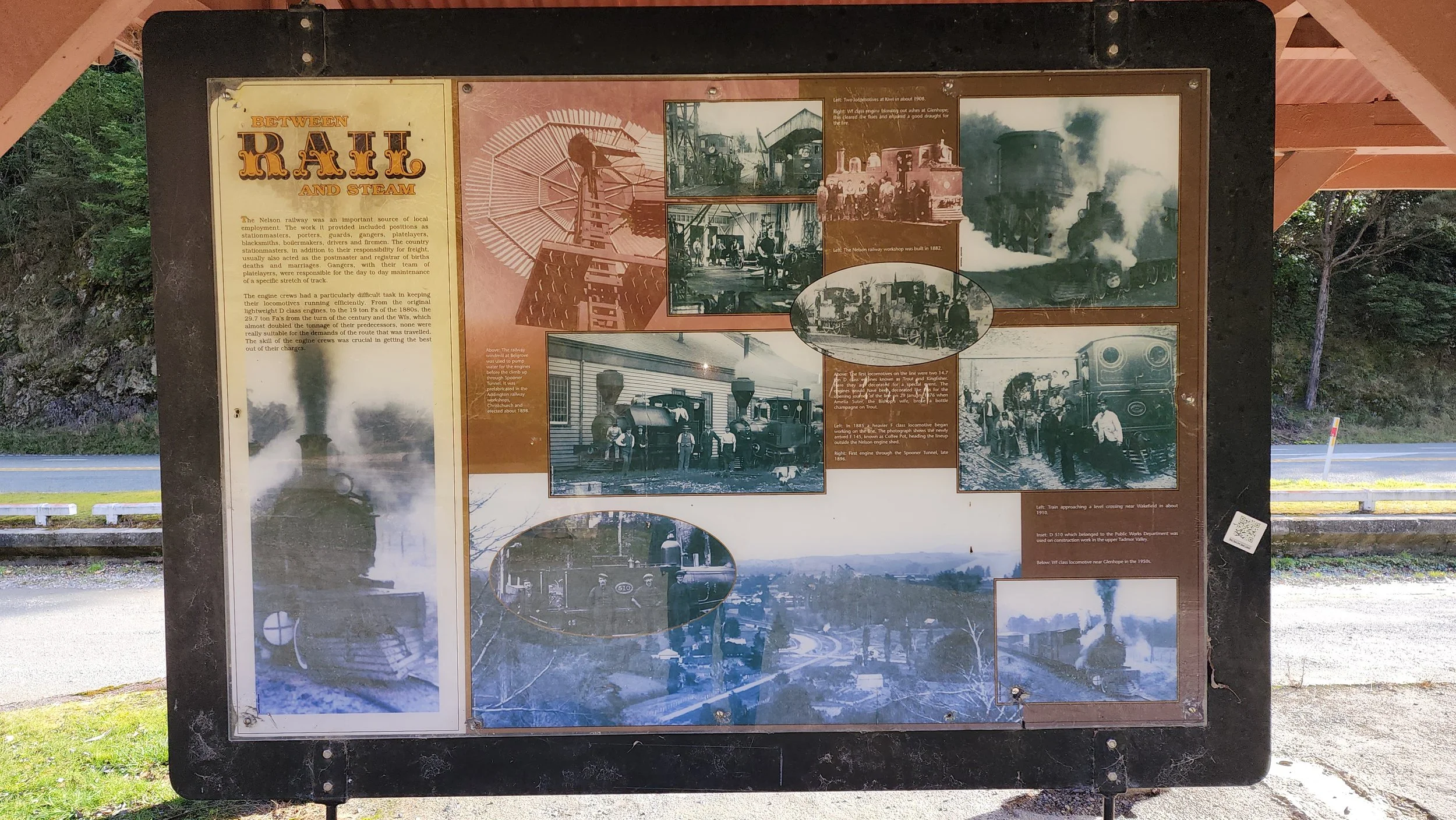 Historic Nelson railway information at Kawatiri