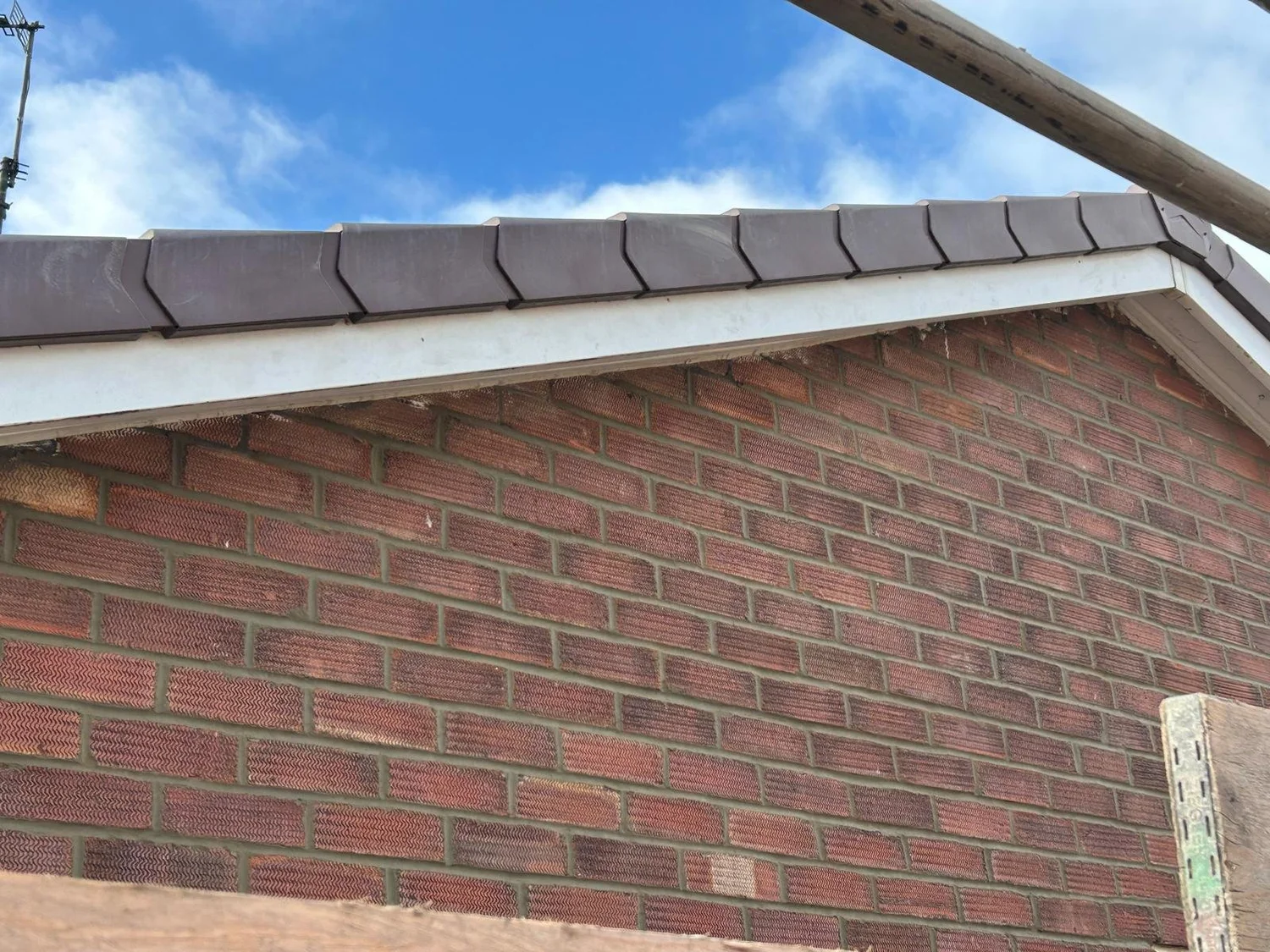 Re-pointing work by Gosforth Roofing