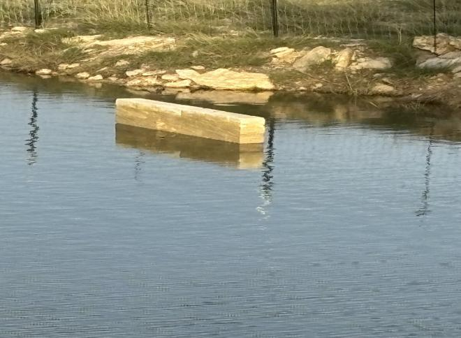 Wall submerged