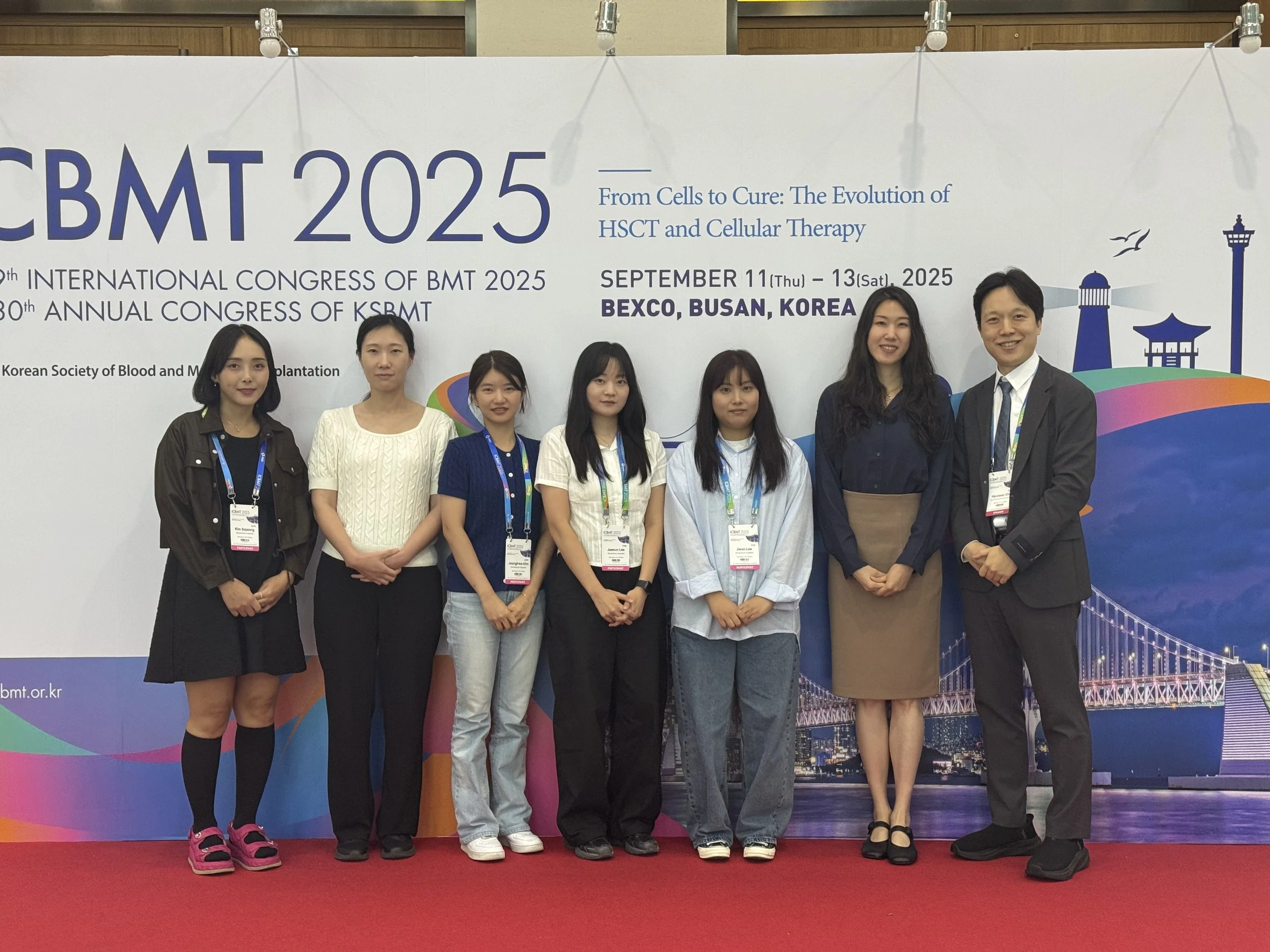 Sep 12, 2025 — Lab members at ICBMT 2025.