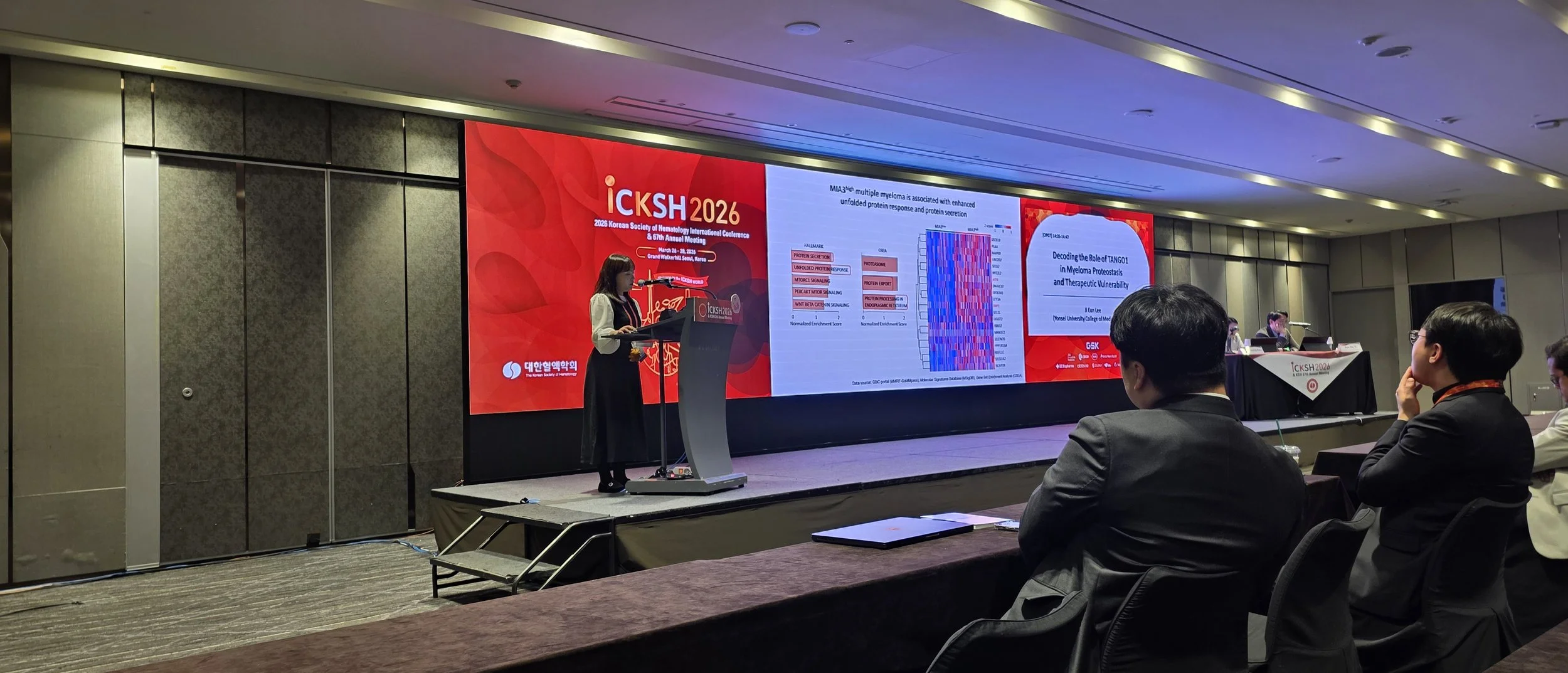 Mar 27, 2026 — At ICKSH 2026: oral presentation awards for Jeong-Eun Kwak and Ji Eun Lee, and a poster award for Hi Eun Jung.