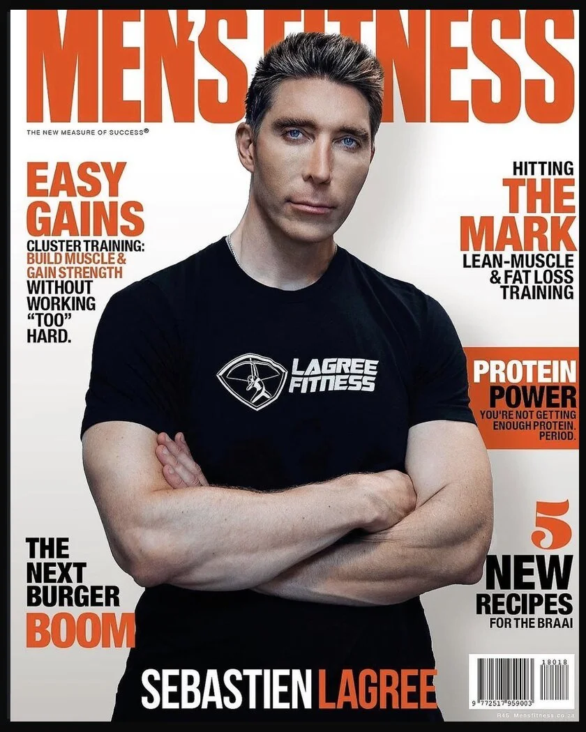 Men's Fitness magazine cover photographed by Dan Grab