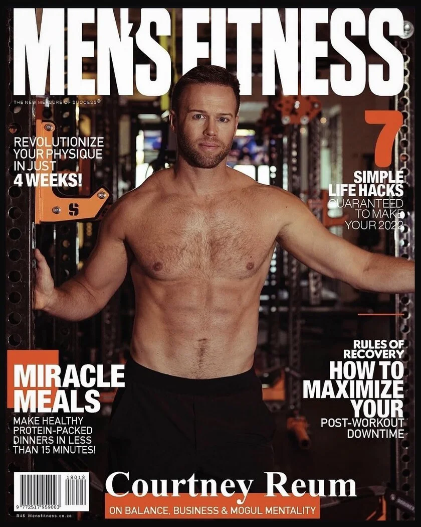 Men's Fitness magazine cover photographed by Dan Grab