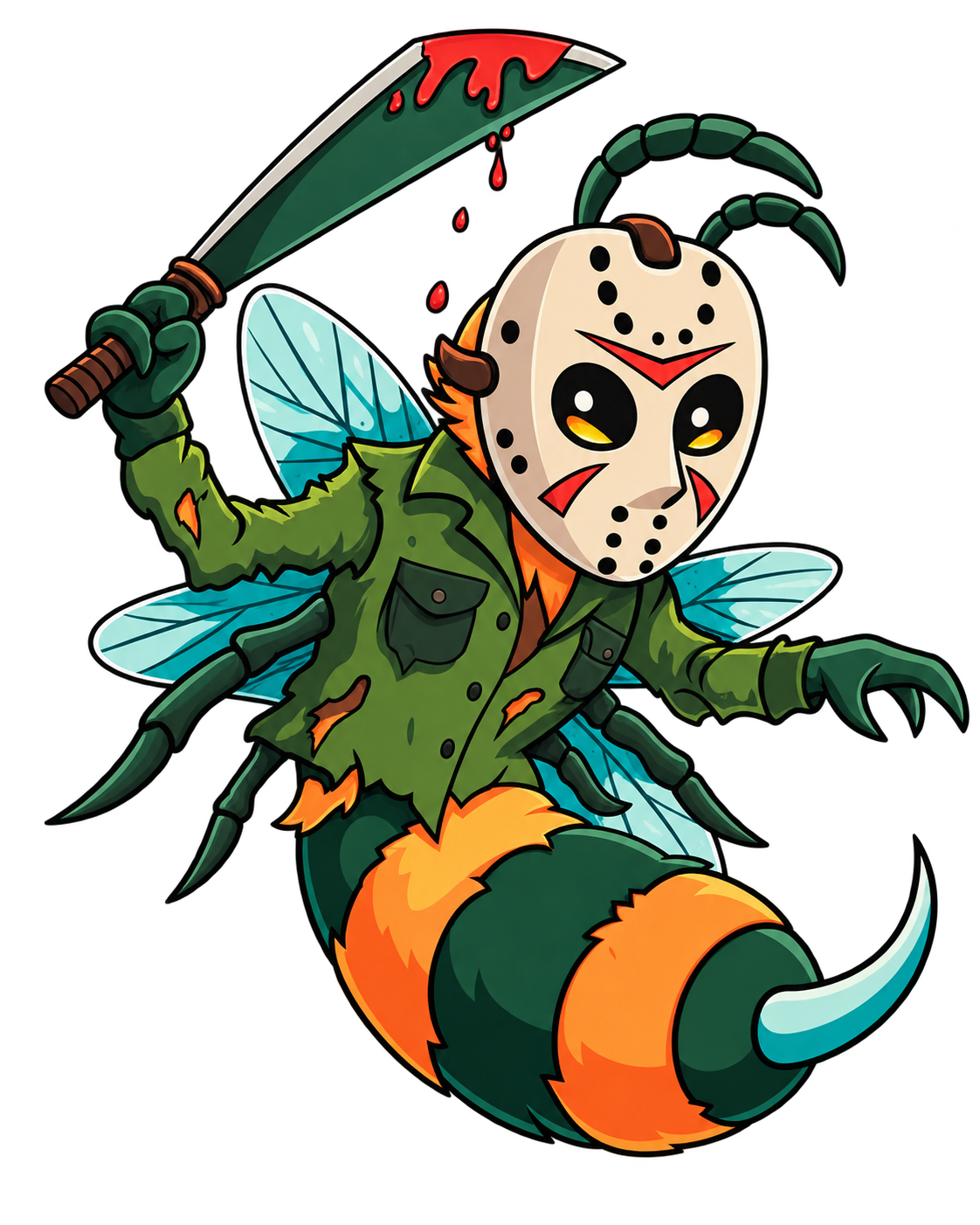 Jason Voorbees standalone Murder Hornets character art
