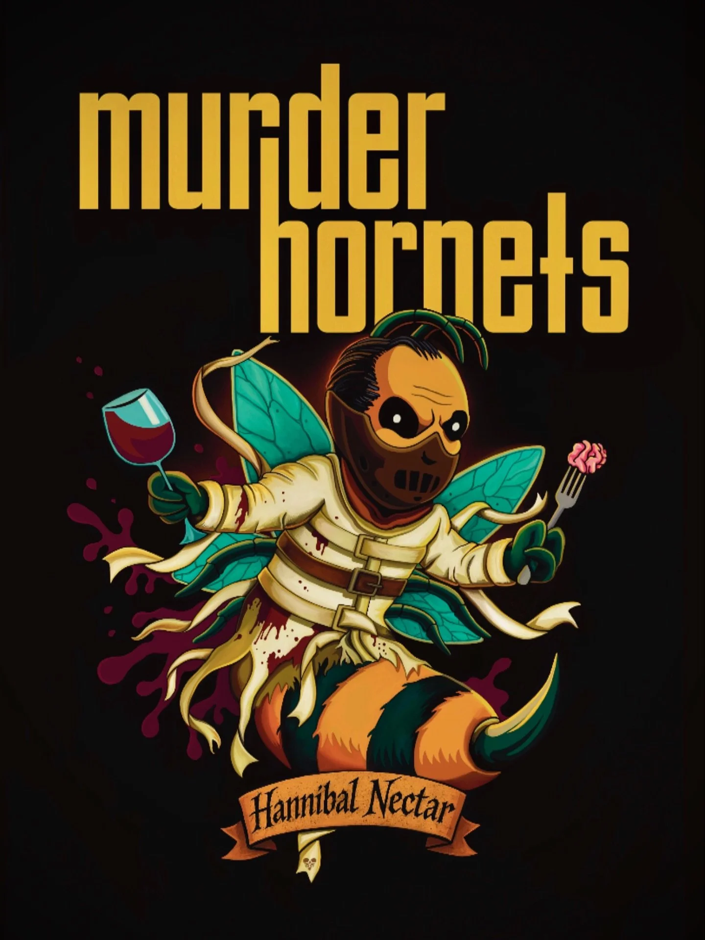 Hannibal Nectar original Murder Hornets poster