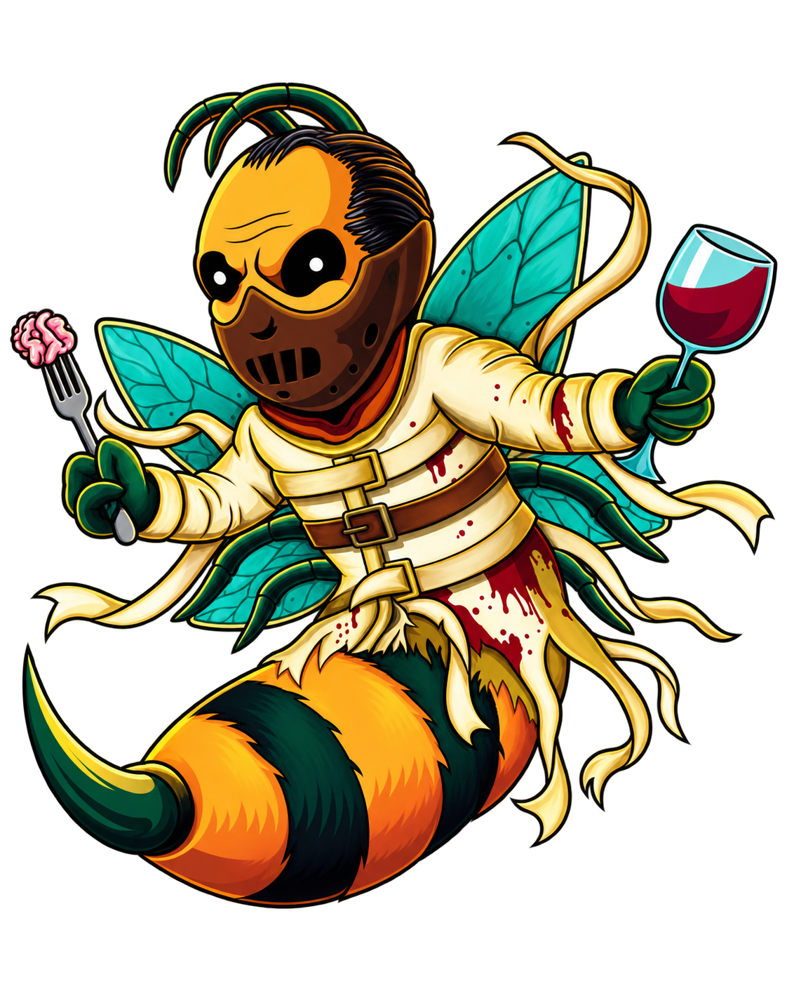Hannibal Nectar standalone Murder Hornets character art