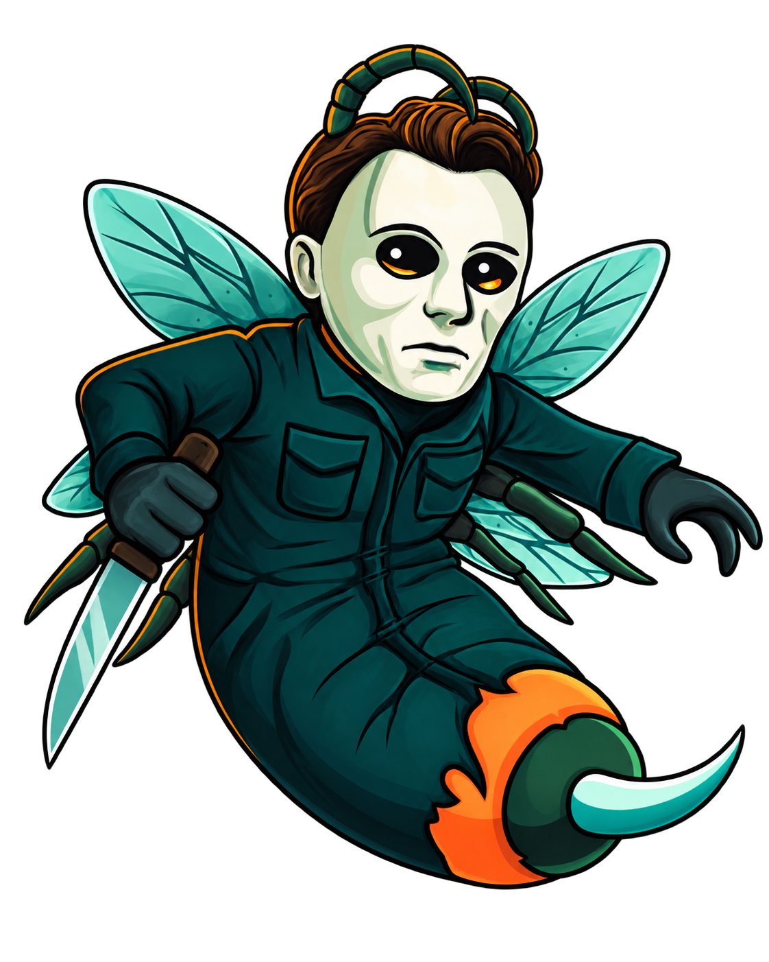 Michael Flyers standalone Murder Hornets character art