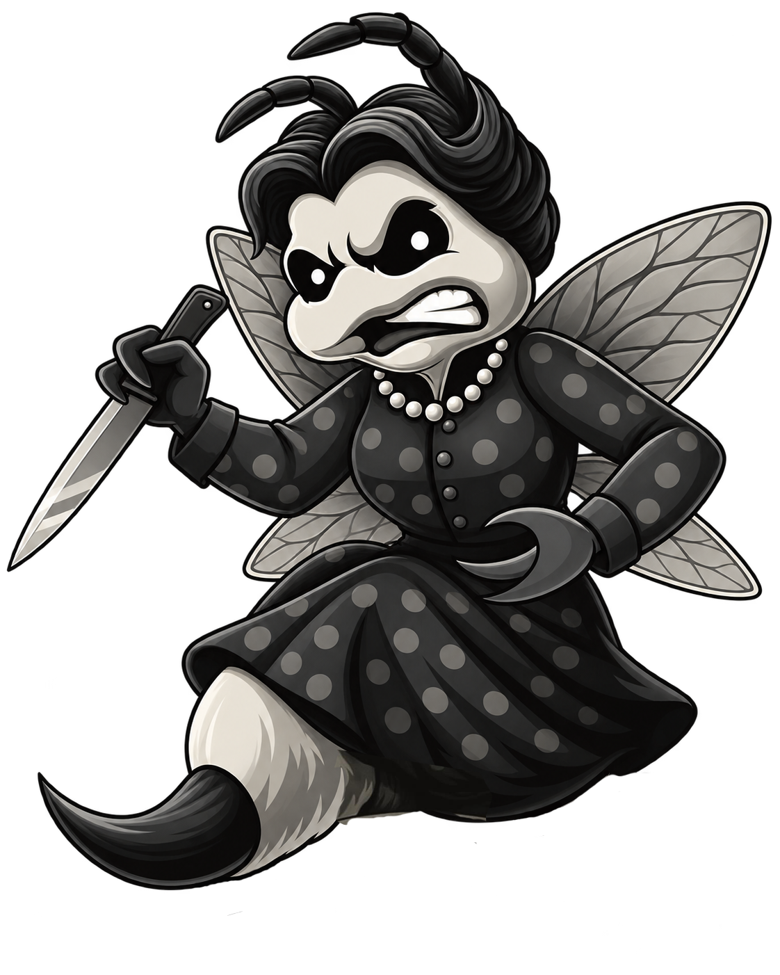 Swarmin’ Bates standalone Murder Hornets character art