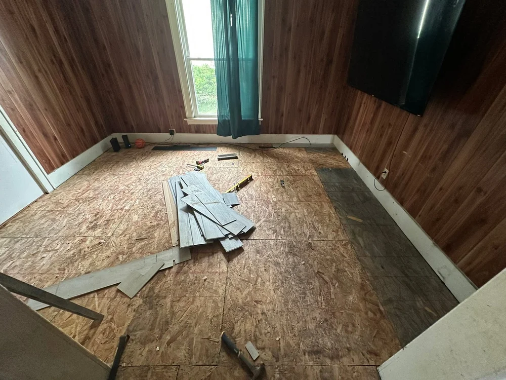 Flooring before