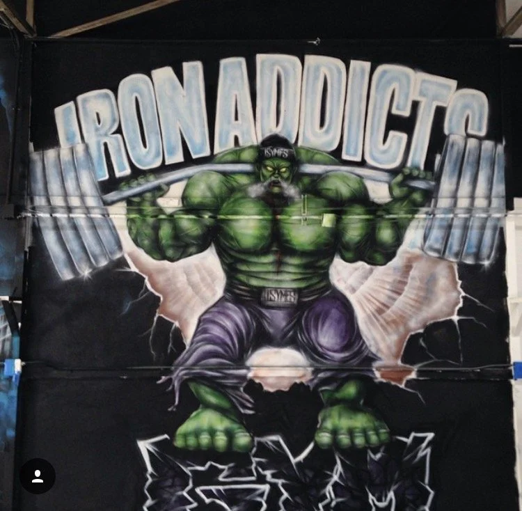 Iron Addicts mural