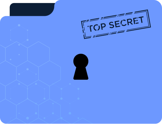 Illustration of a top secret case file