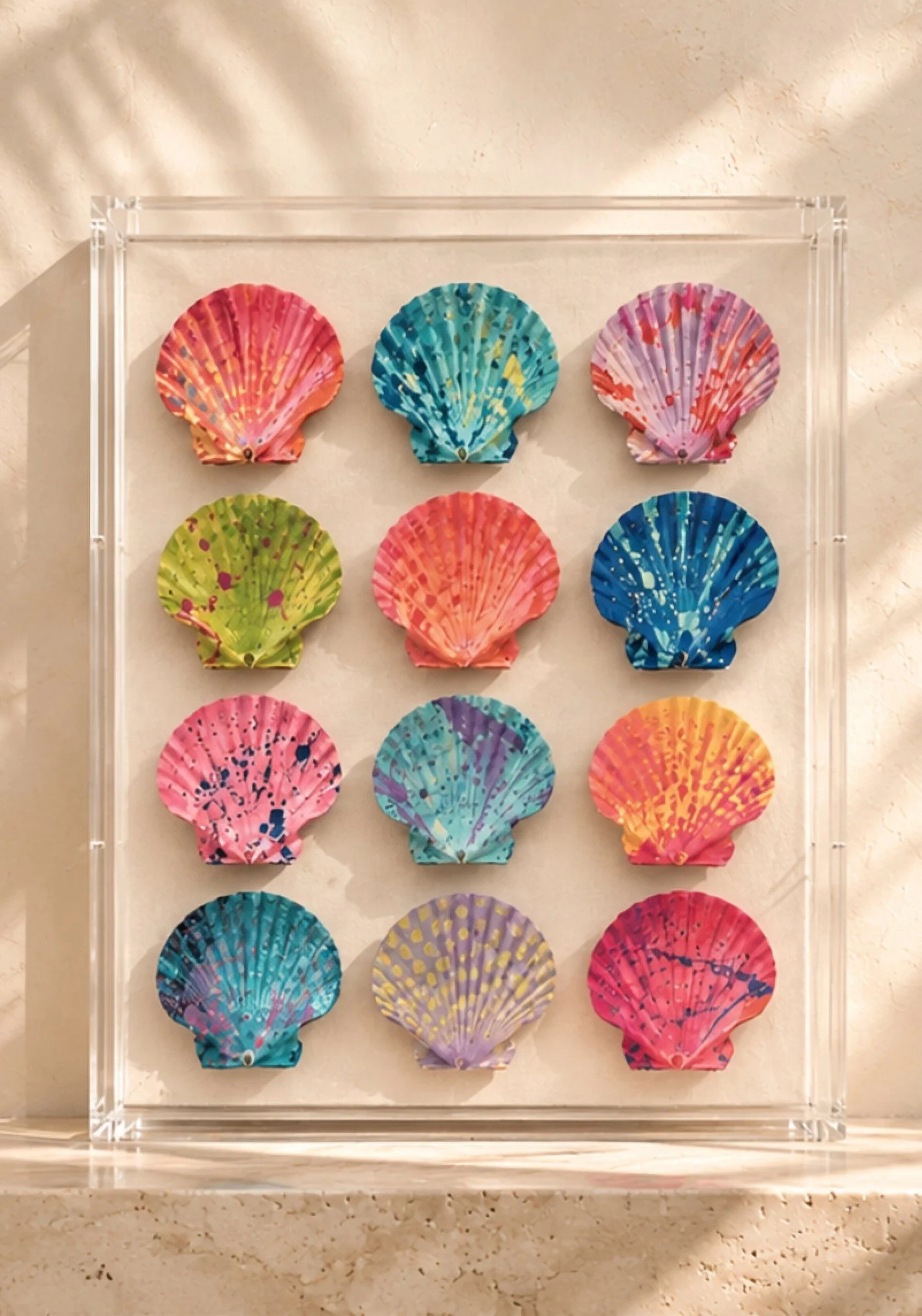 Hand-painted shells by Chloe Doerge