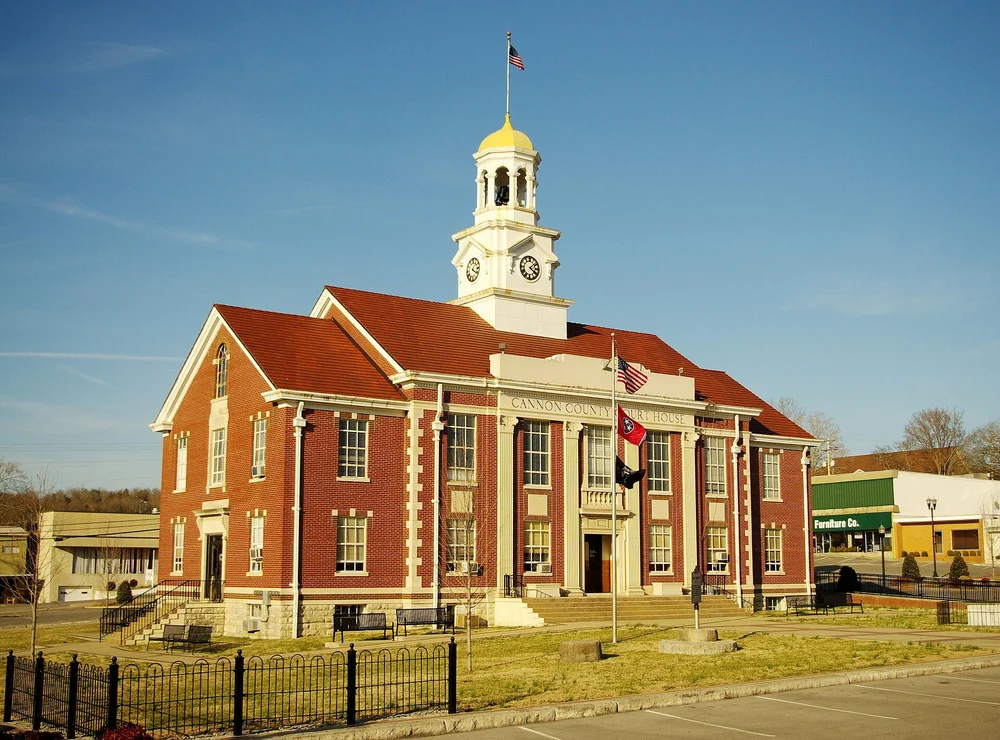Cannon County Courthouse in Woodbury, Tennessee