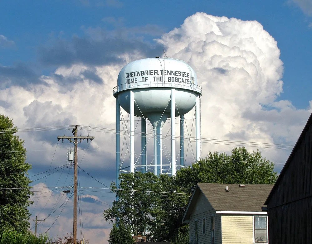 Greenbrier, Tennessee water tower