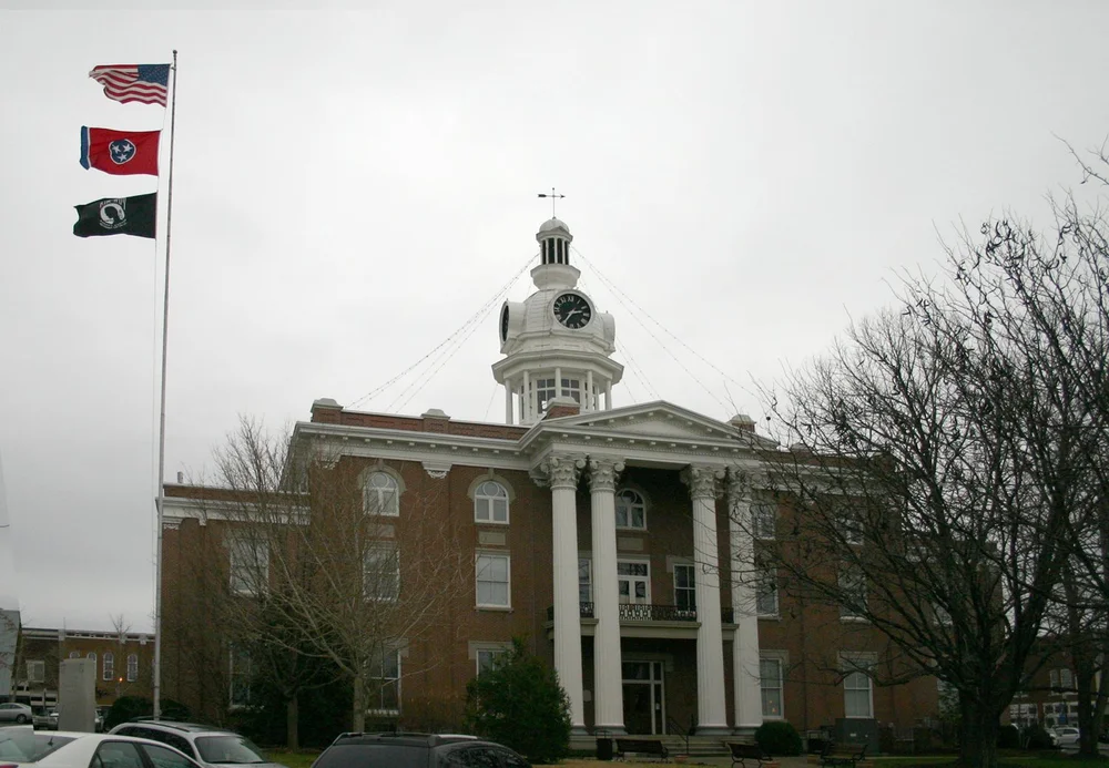 Rutherford County Courthouse on the public square in Murfreesboro