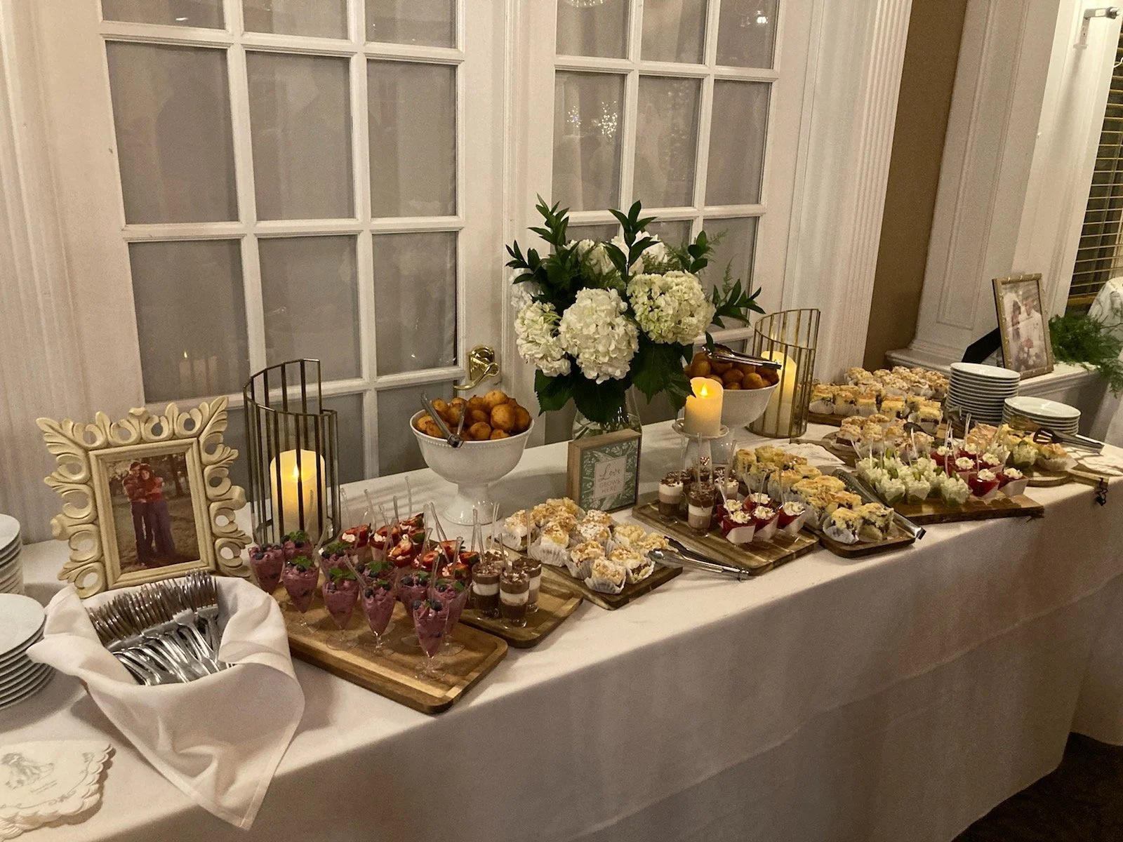 Dessert buffet for a special event