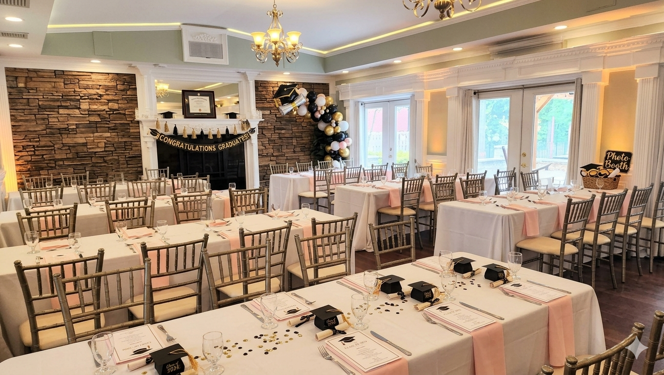 Graduation party in the Fairway Room