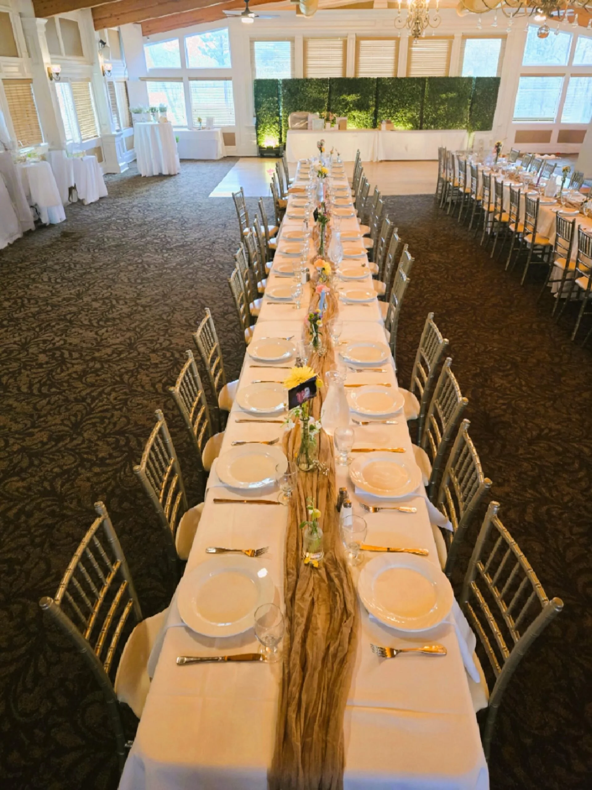 BV Long Tables - Shower