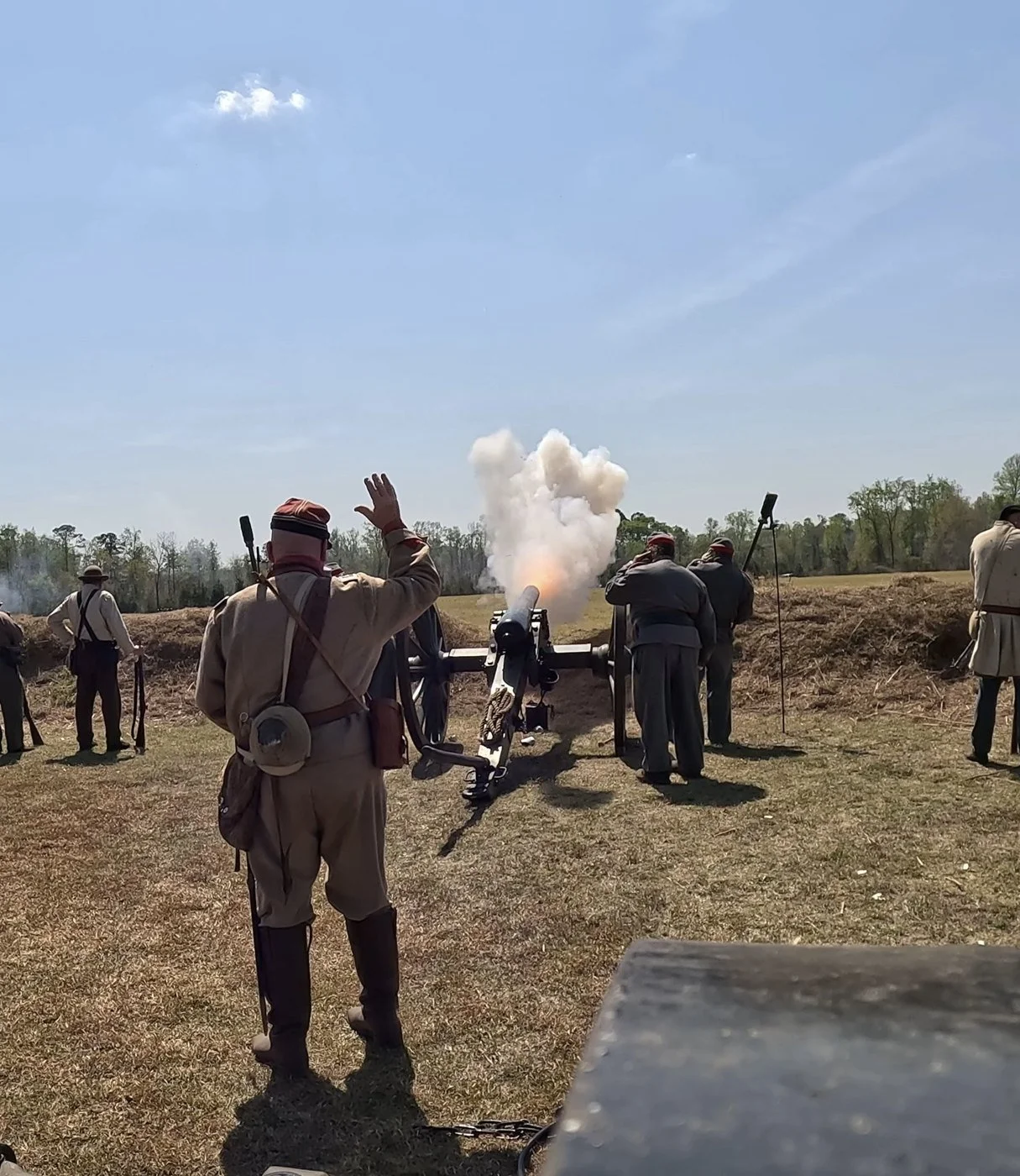 Supplied modern Waccamaw artillery reenactment photograph 4