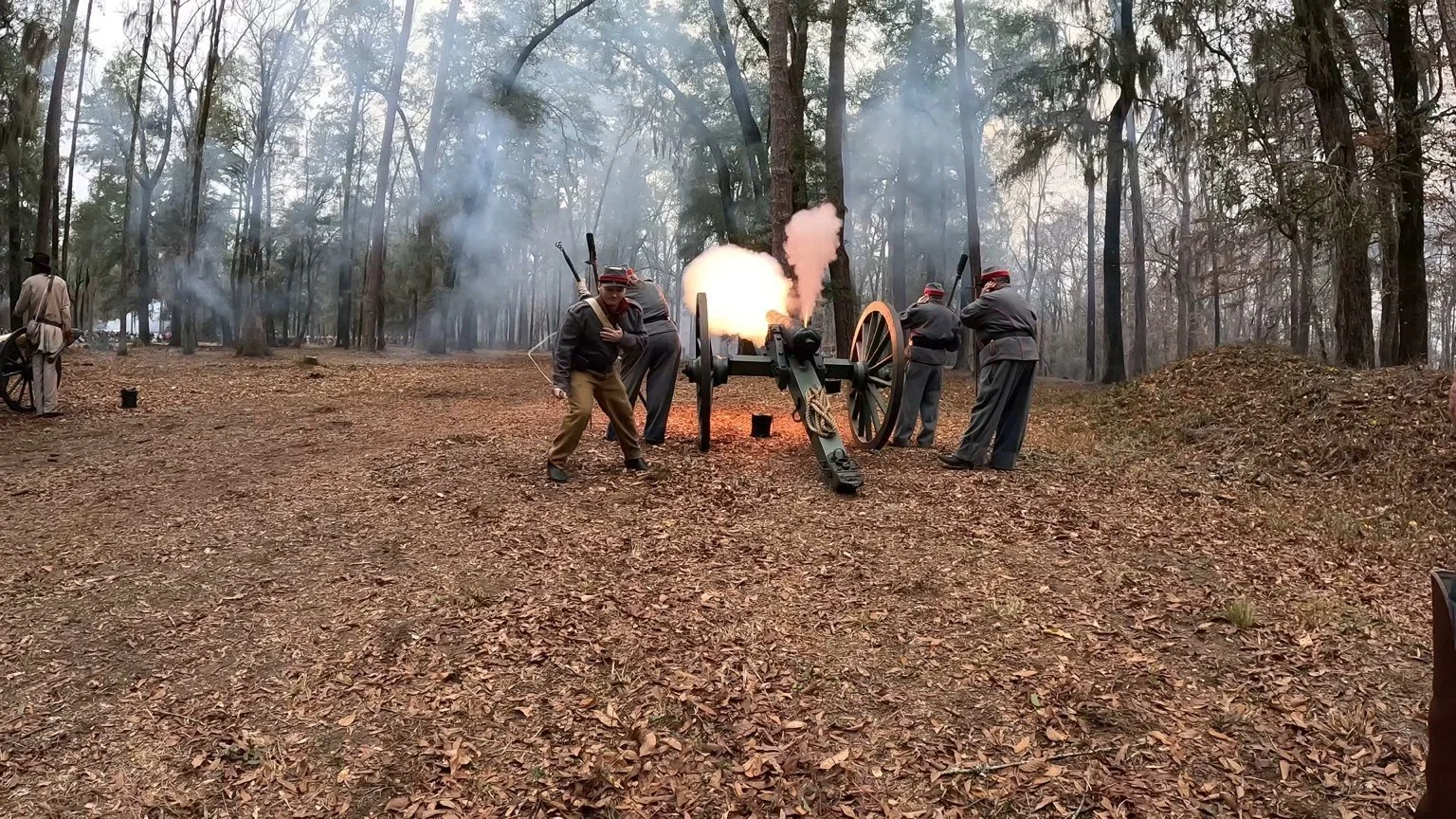 Supplied modern Waccamaw artillery reenactment photograph 1