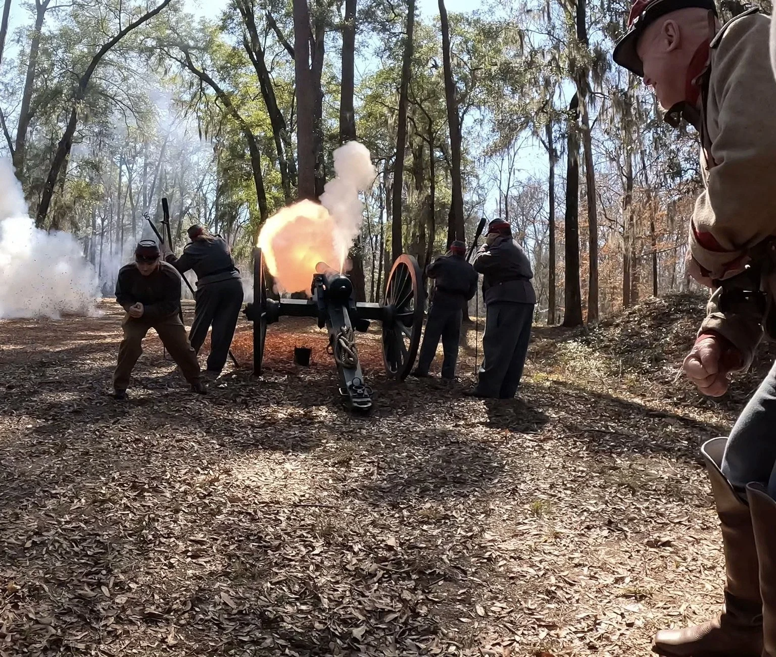 Supplied modern Waccamaw artillery reenactment photograph 5