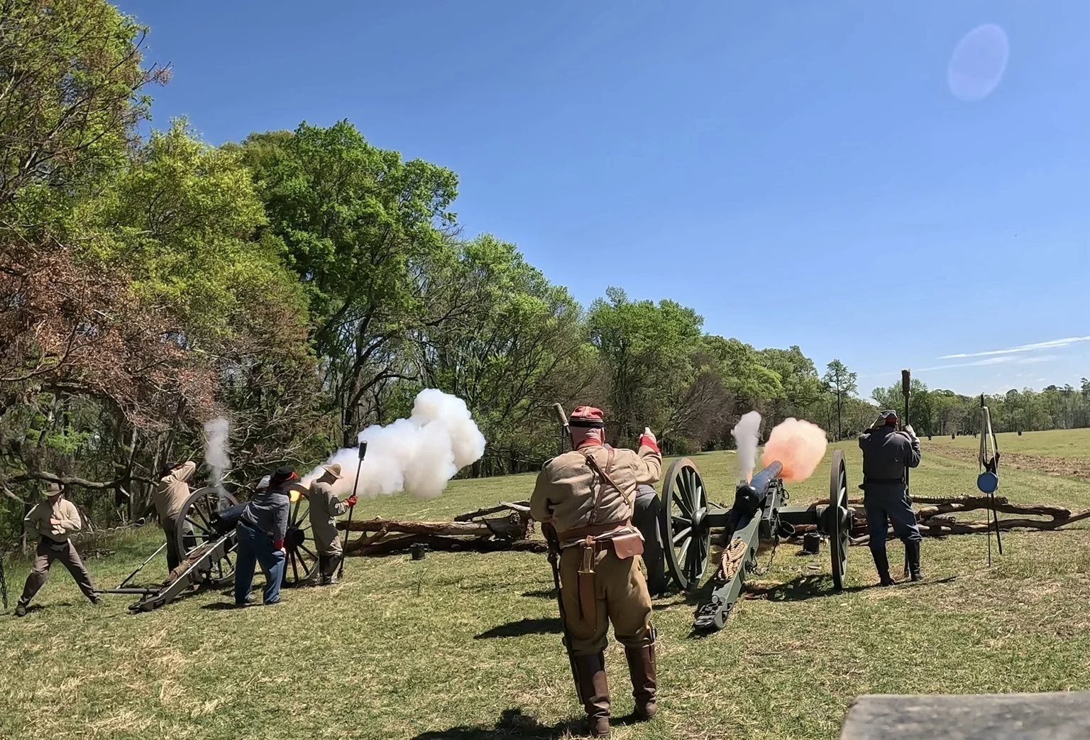 Supplied modern Waccamaw artillery reenactment photograph 3