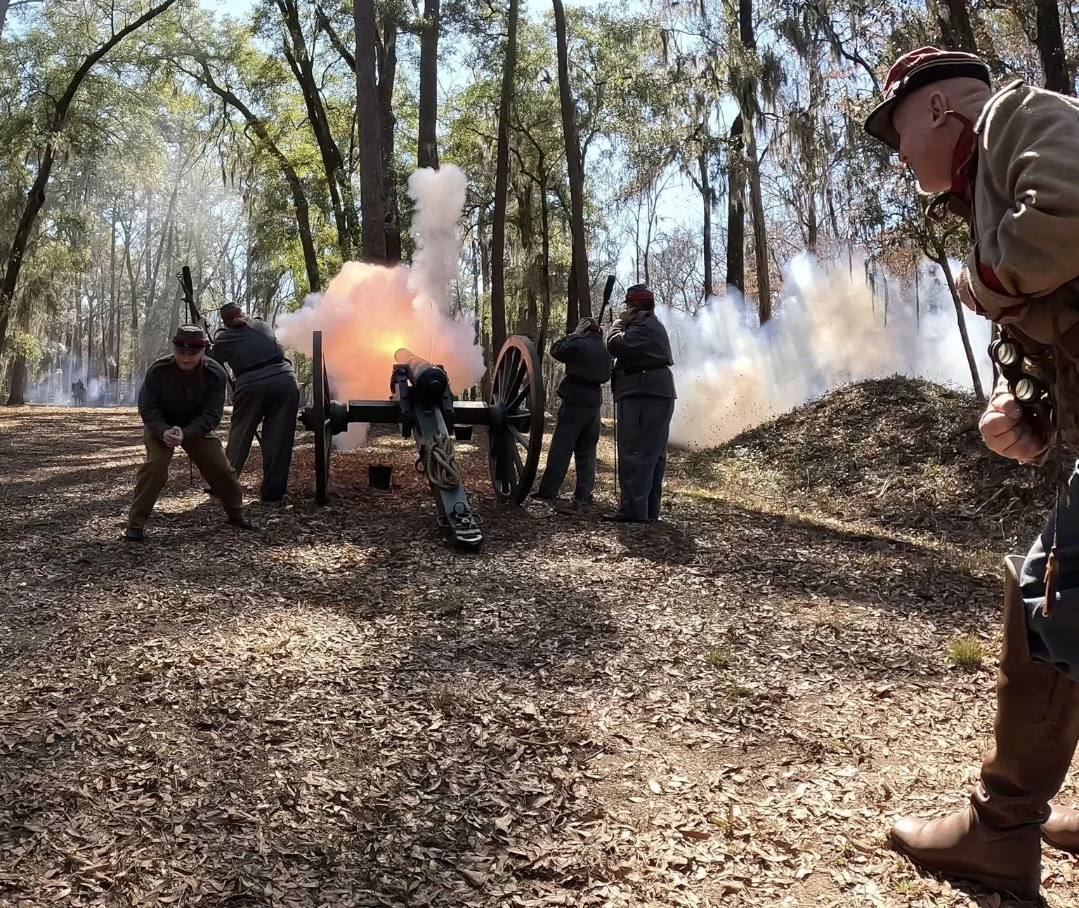 Supplied modern Waccamaw artillery reenactment photograph 6
